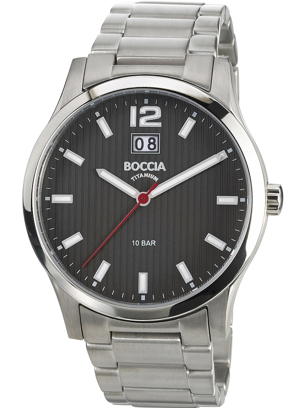 Boccia 3580-02 vyriškas laikrodis titanium 42mm 10ATM