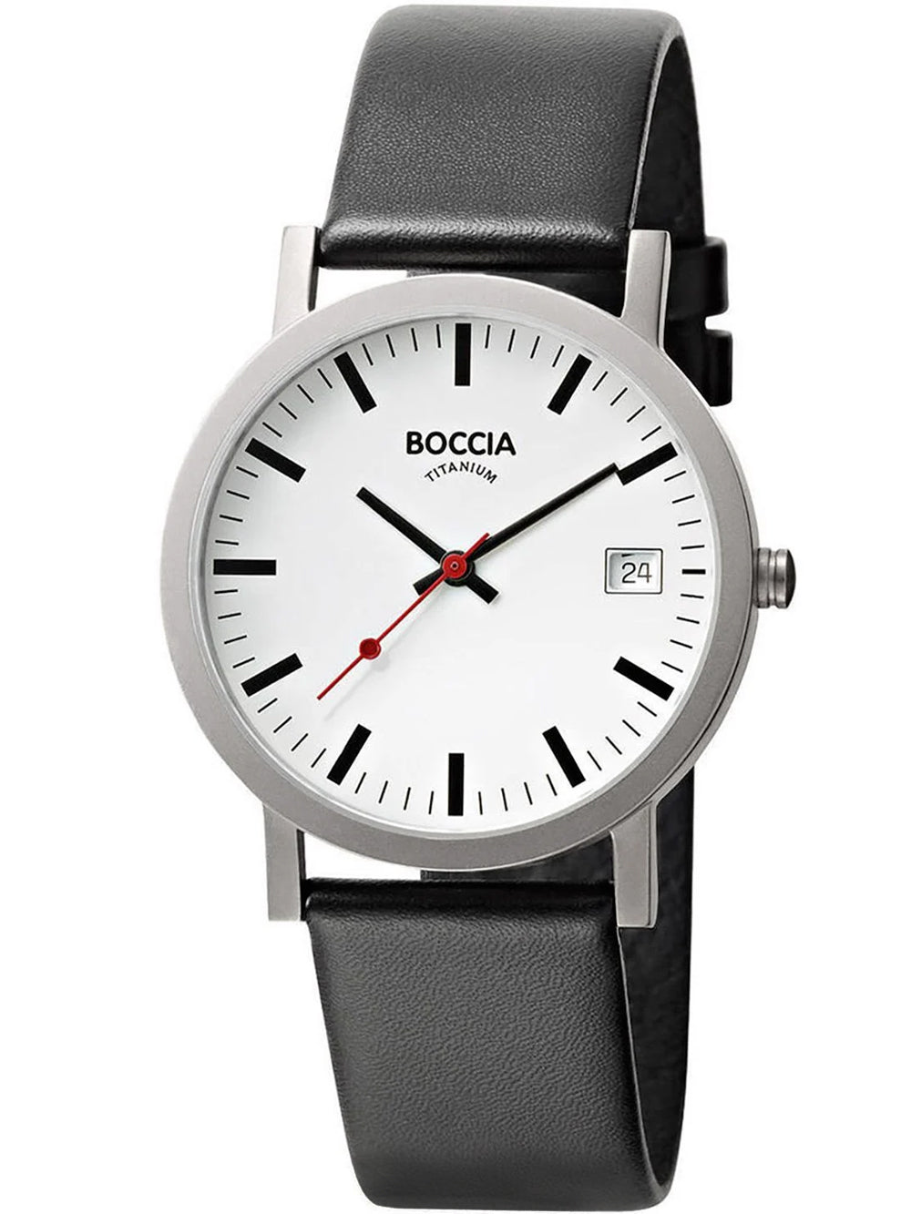 Boccia 3622-01 vyriškas laikrodis Titanium 38mm 5ATM