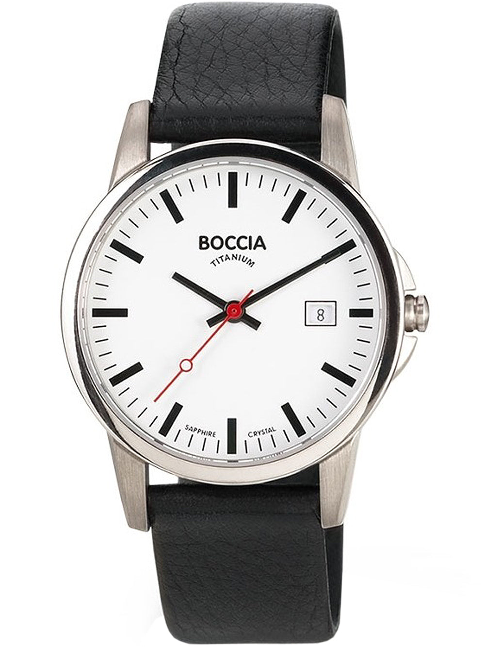 Boccia 3625-05 vyriškas laikrodis titanium 36mm 5ATM