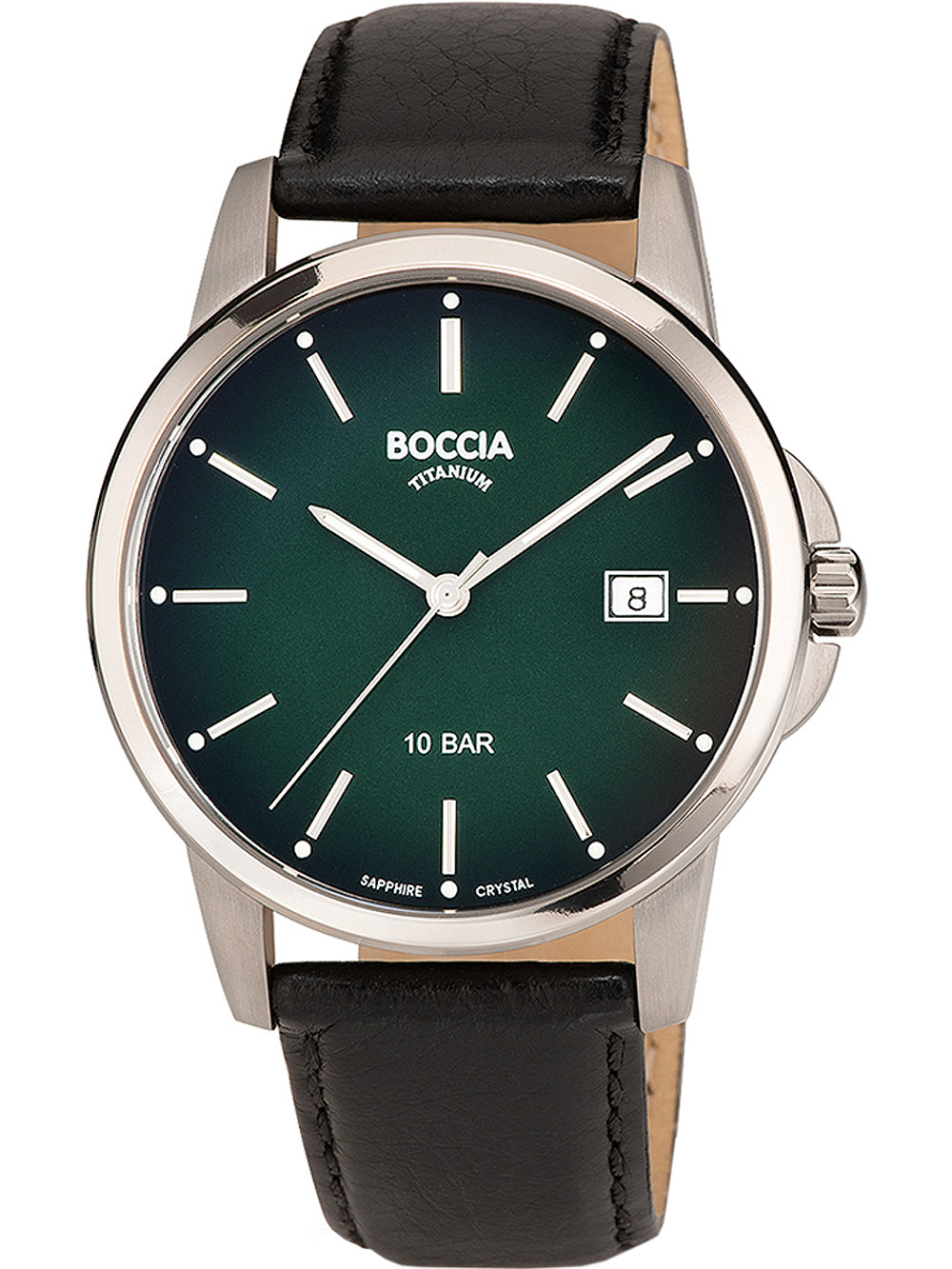 Boccia 3633-02 vyriškas laikrodis titanium 40mm 10ATM