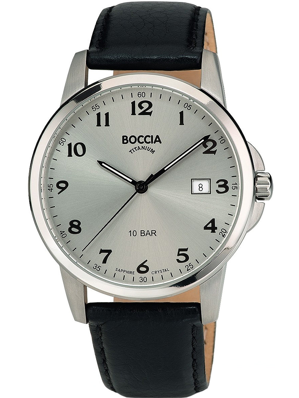 Boccia 3633-03 vyriškas laikrodis titanium 40mm 10ATM