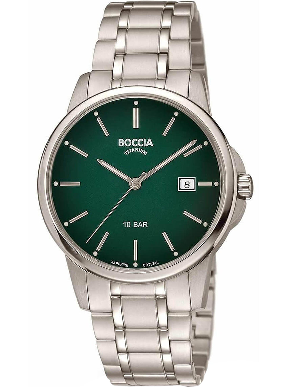 Boccia 3633-05 vyriškas laikrodis titanium 40mm 10ATM