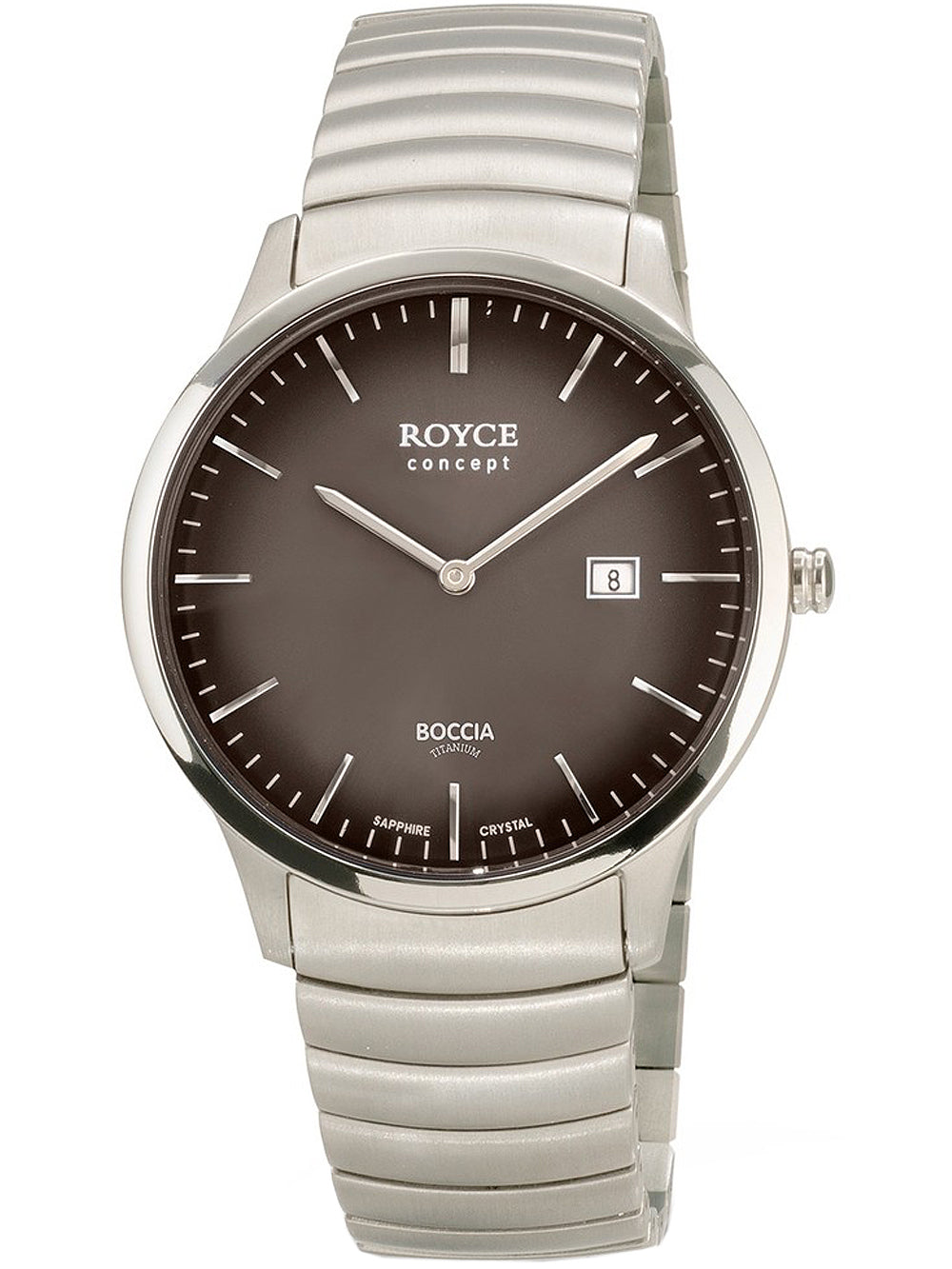 Boccia 3645-04 Royce vyriškas laikrodis Titanium 40mm 3ATM