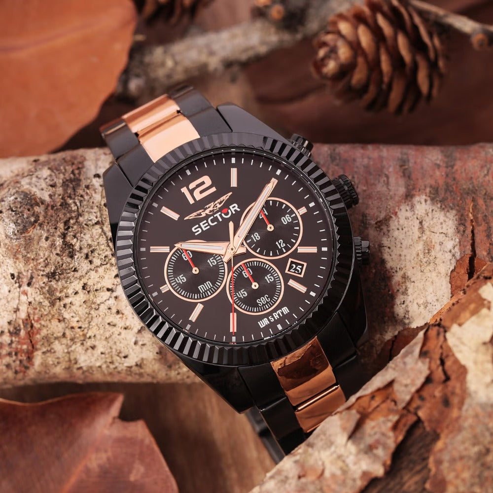 Sector R3273640026 Serie 240 Chronograph vyriškas laikrodis 41mm 10ATM