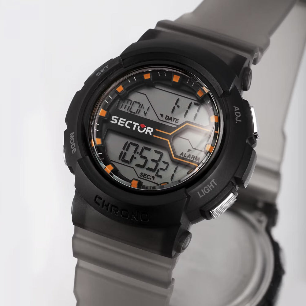 Sector R3251547001 EX-39 Digital laikrodis vyriškas laikrodis 44mm 10ATM