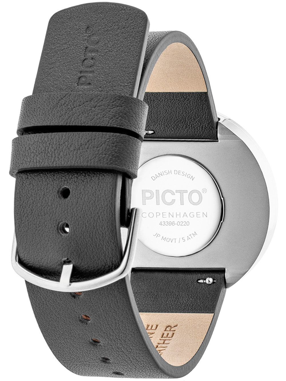 PICTO 43352-6220S Unisex laikrodis Go Grey 40mm 5ATM