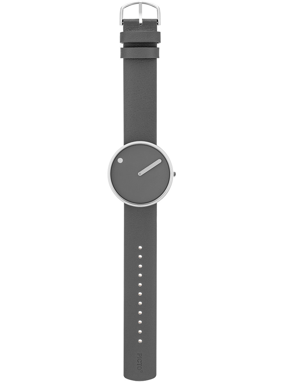 PICTO 43352-6220S Unisex laikrodis Go Grey 40mm 5ATM