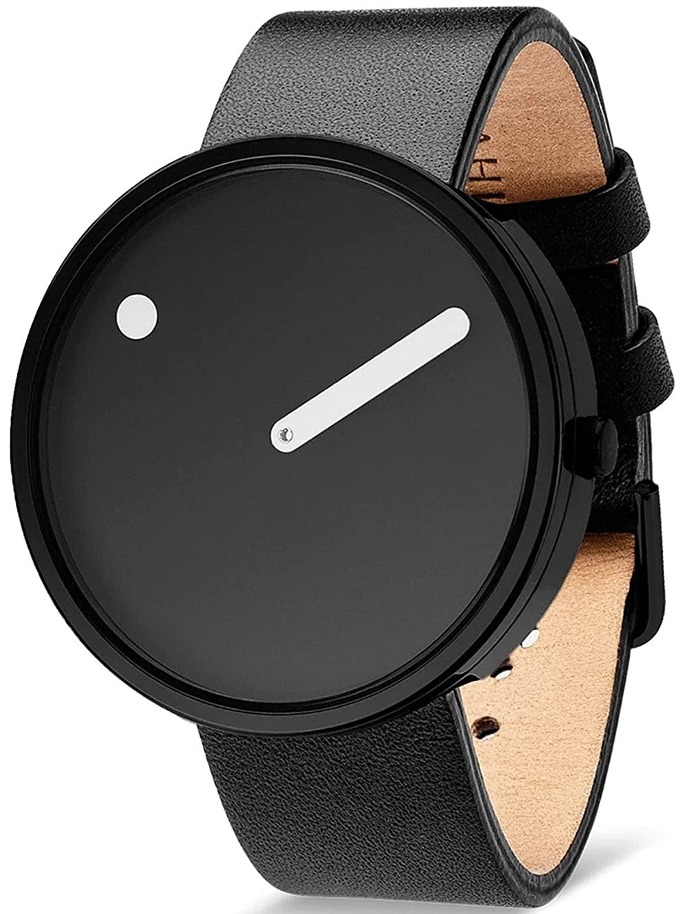 PICTO 43361-4120B Unisex laikrodis Black and White 40mm 5ATM