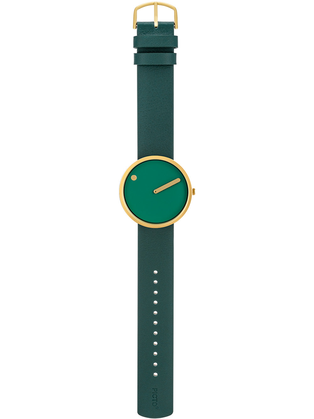 PICTO 43377-6620MG Unisex laikrodis Dusty Green 40mm 5ATM