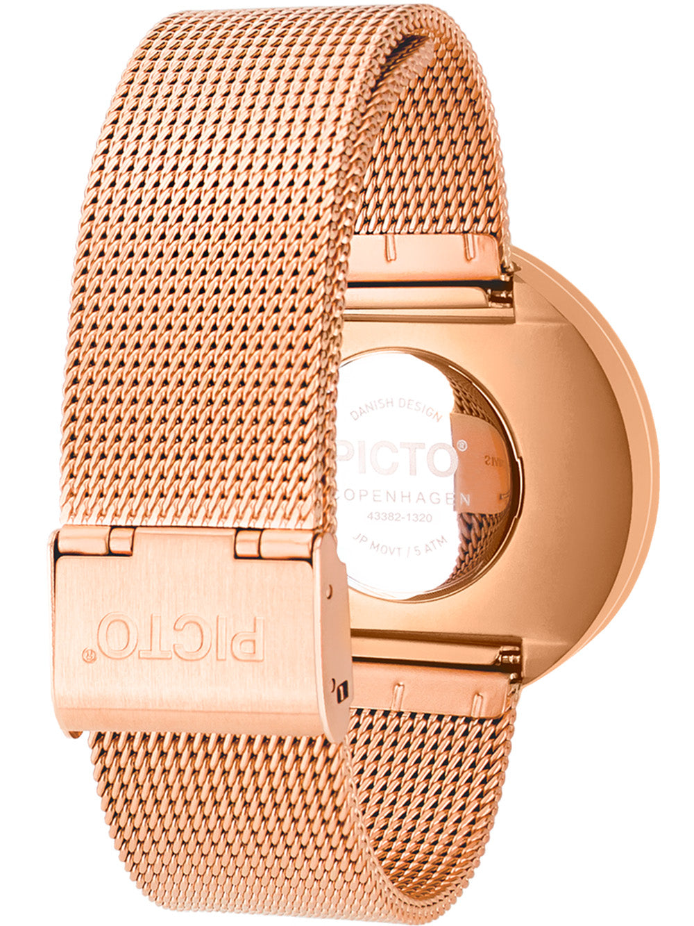 PICTO 43382-1120 moteriškas laikrodis Rose and Chic 40mm 5ATM