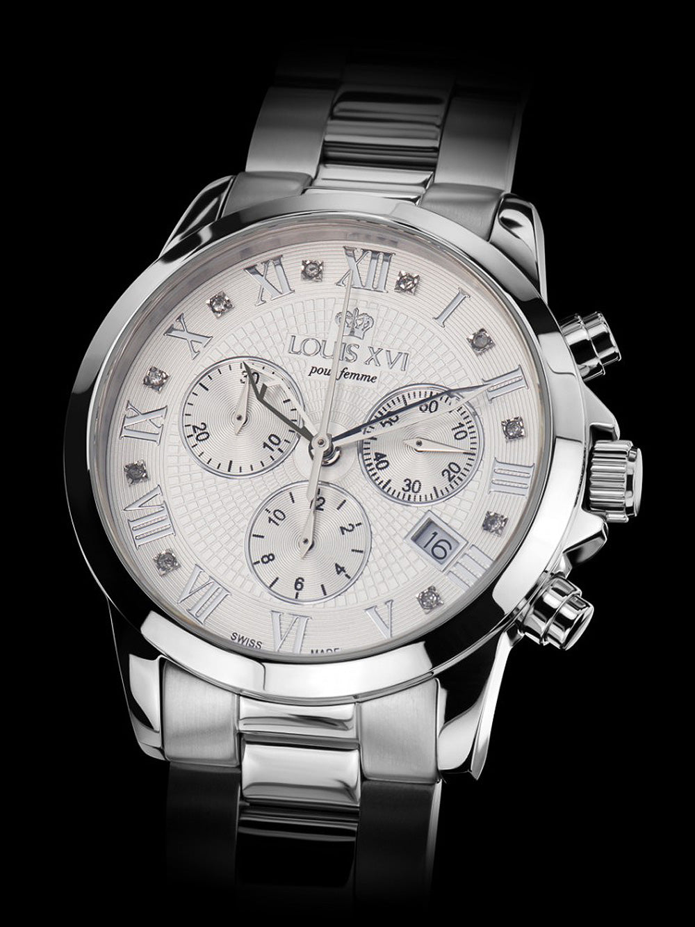 Louis XVI LXVI516 Athos moteriškas laikrodis Chronograph moteriškas laikrodis 38mm