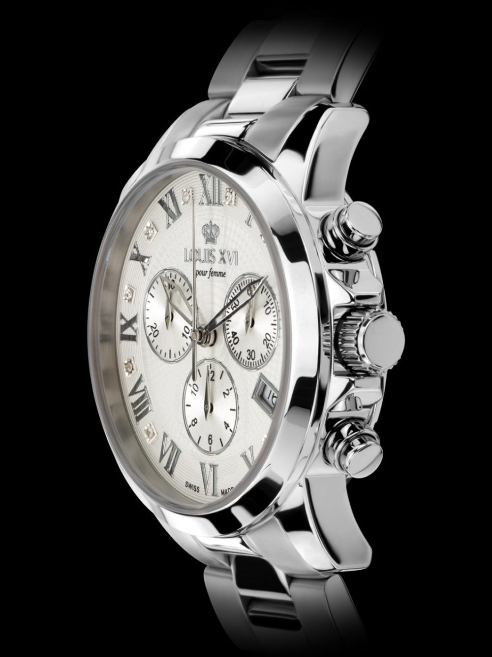 Louis XVI LXVI516 Athos moteriškas laikrodis Chronograph moteriškas laikrodis 38mm