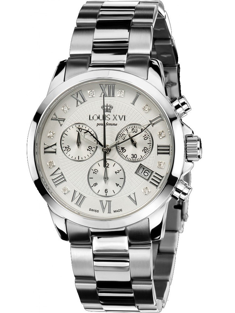 Louis XVI LXVI516 Athos moteriškas laikrodis Chronograph moteriškas laikrodis 38mm
