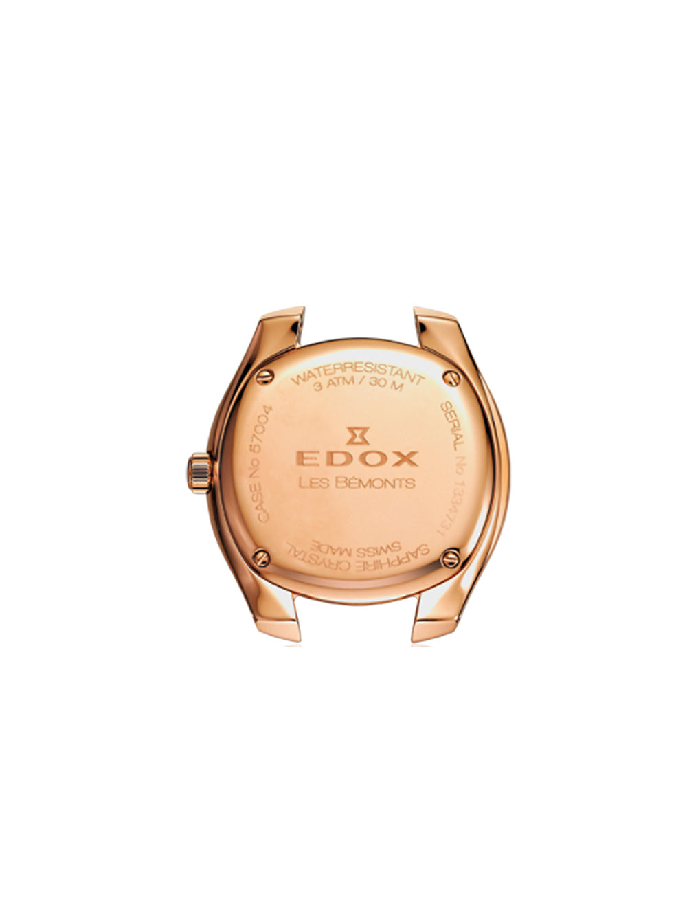 Edox 57004-37R Les Bemonts moteriškas laikrodis 30mm 3ATM
