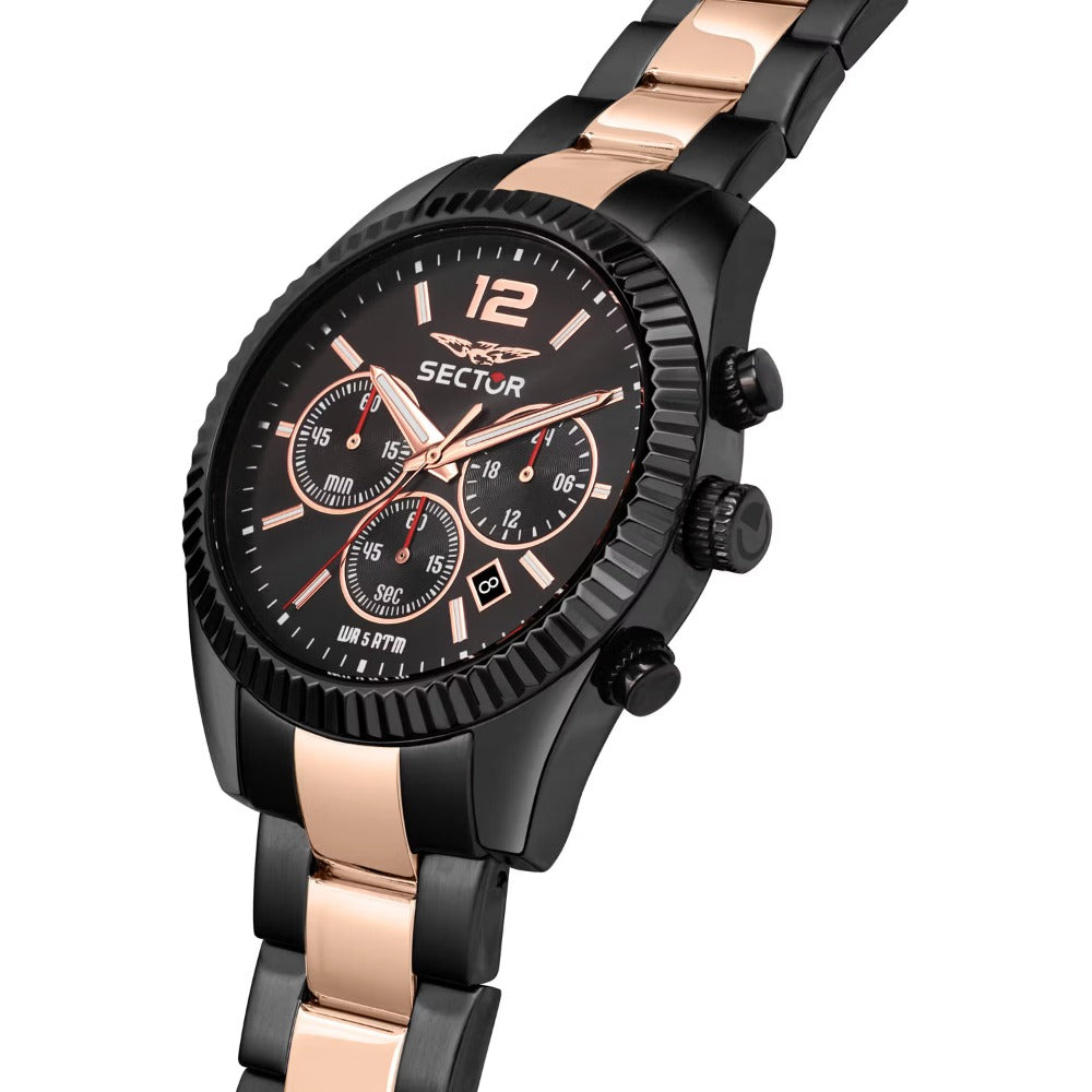 Sector R3273640026 Serie 240 Chronograph vyriškas laikrodis 41mm 10ATM
