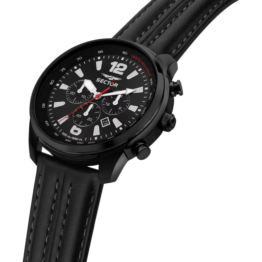 Sector R3271602008 Over-Size Chronograph vyriškas laikrodis 48mm 10ATM