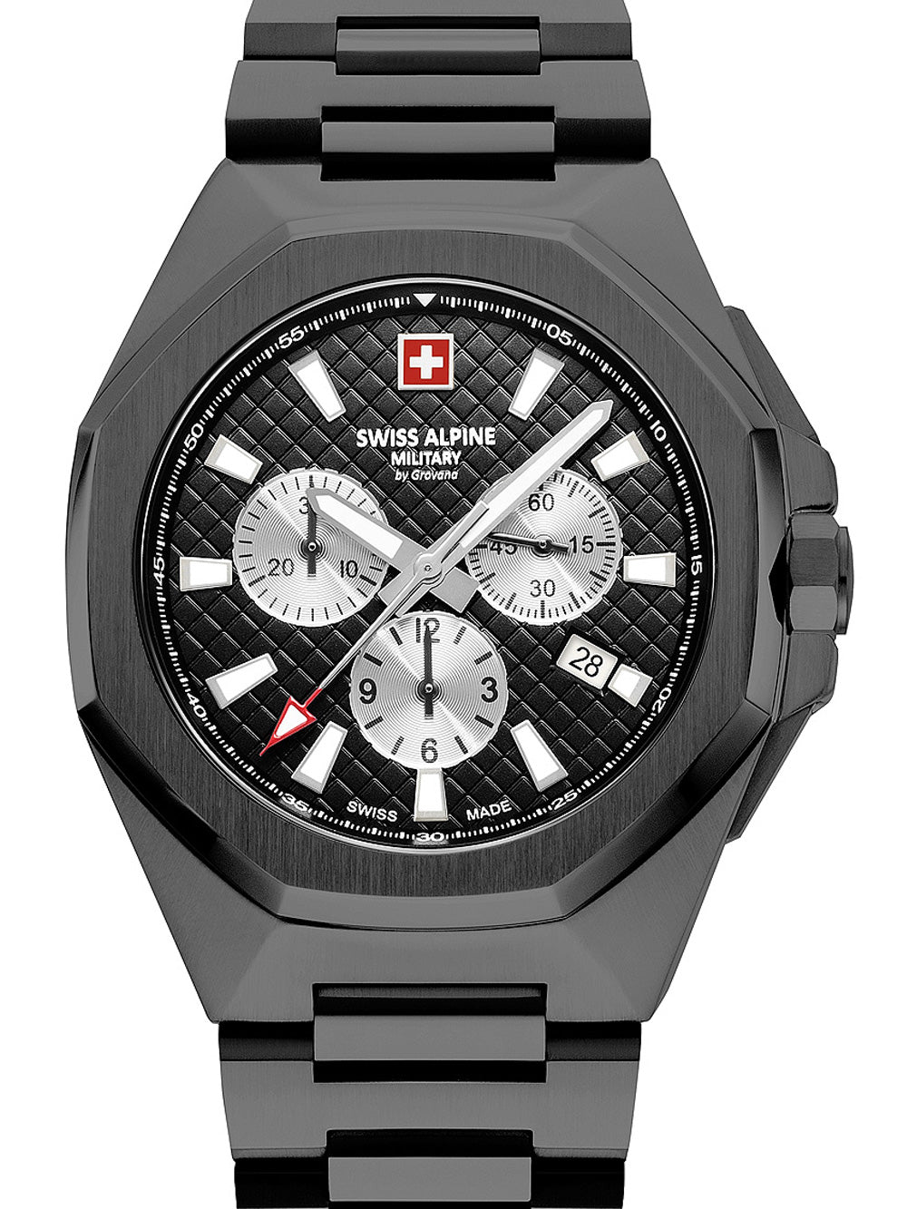 Swiss Alpine Military 7005.9177 Typhoon Chronograph vyriškas laikrodis 42mm 10ATM