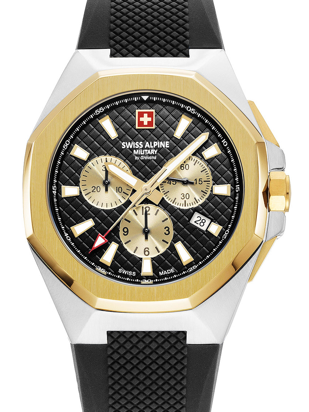Swiss Alpine Military 7005.9847 Typhoon Chronograph vyriškas laikrodis 42mm 10ATM