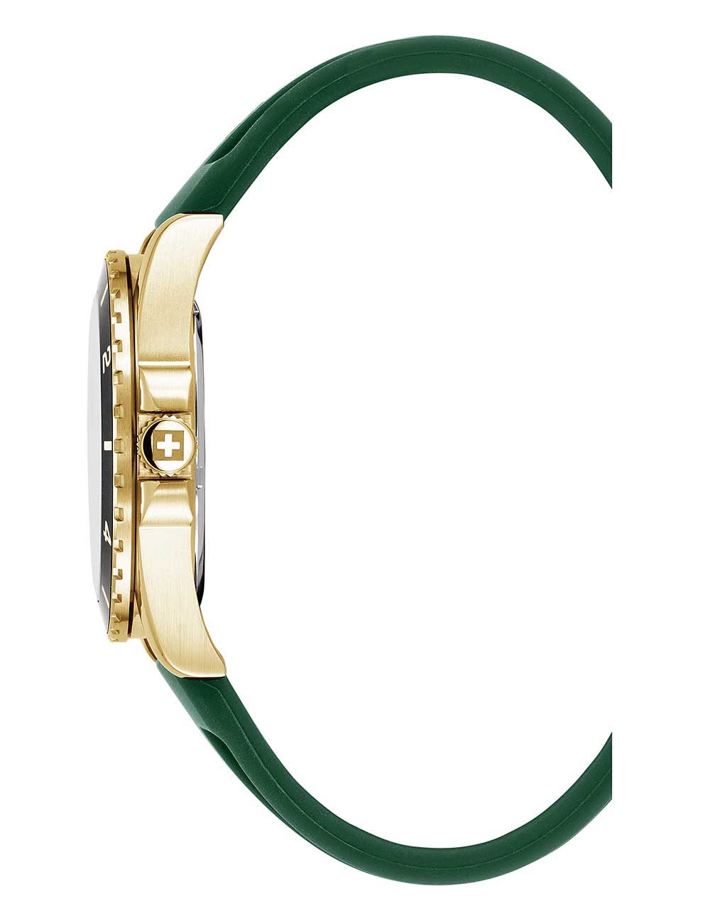 Swiss Alpine Military 7034.1818 vyriškas laikrodis Sierra gold green 42mm 10ATM