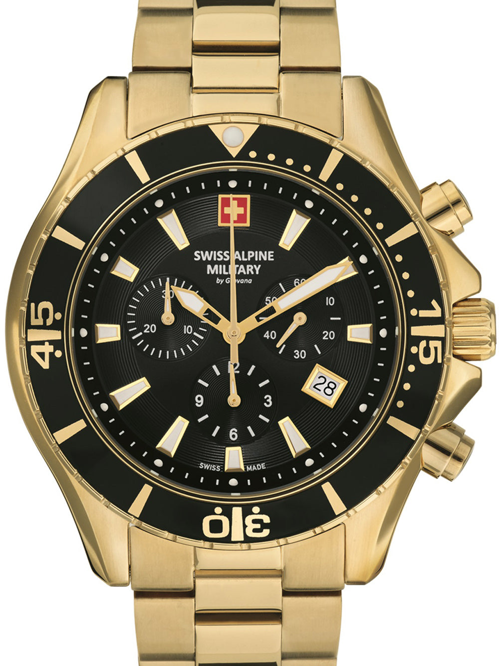 Swiss Alpine Military 7040.9117 Chronograph vyriškas laikrodis 45mm 10ATM