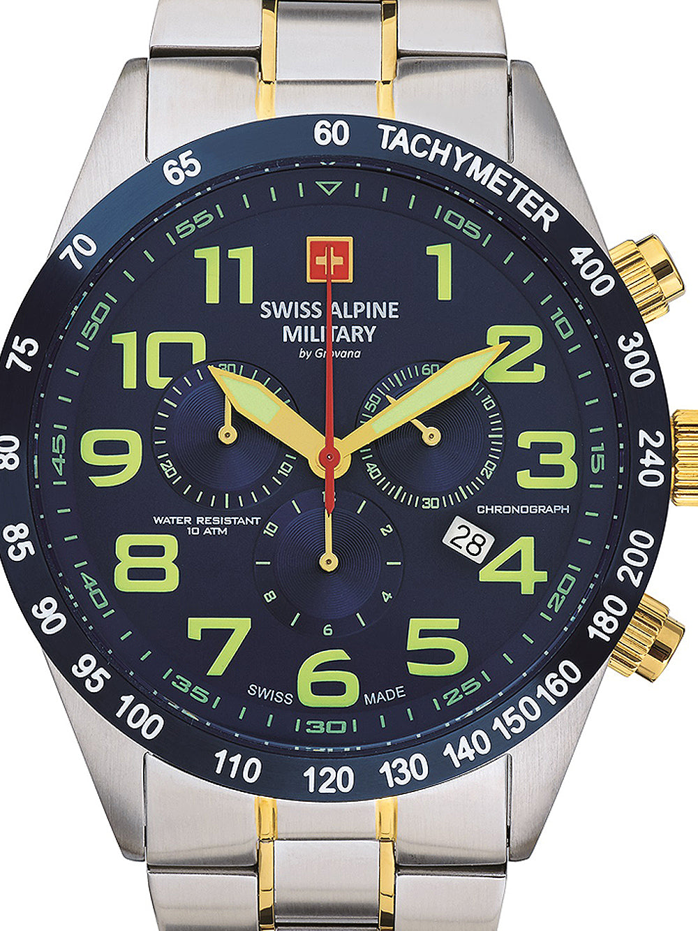 Swiss Alpine Military 7047.9145 Chronograph vyriškas laikrodis 45mm 10ATM