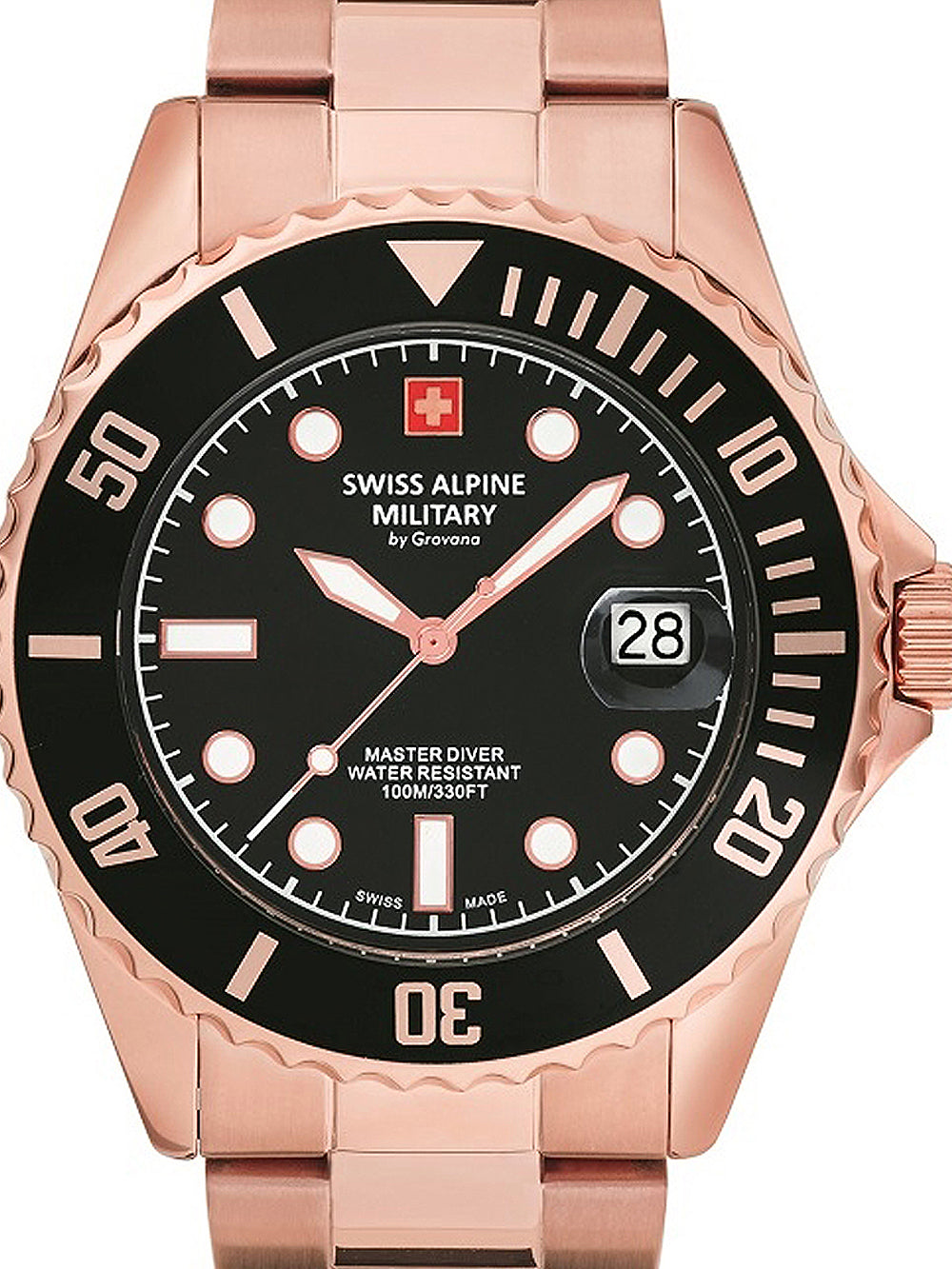Swiss Alpine Military 7053.1167 vyriškas laikrodis 42mm 10ATM