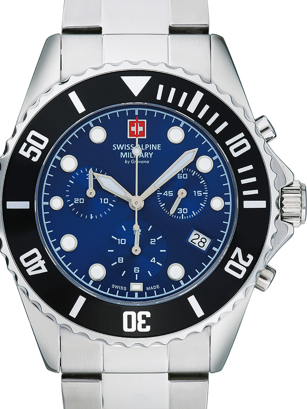 Swiss Alpine Military 7053.9138 Chronograph vyriškas laikrodis 42mm 10ATM