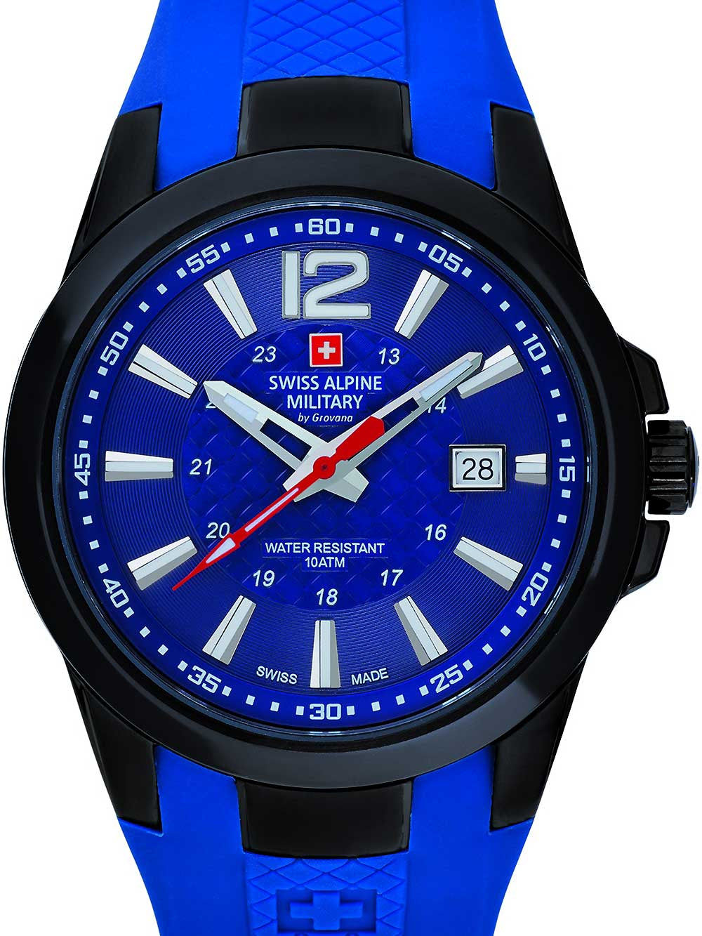 Swiss Alpine Military 7058.1875 sport vyriškas laikrodis 43mm 10ATM