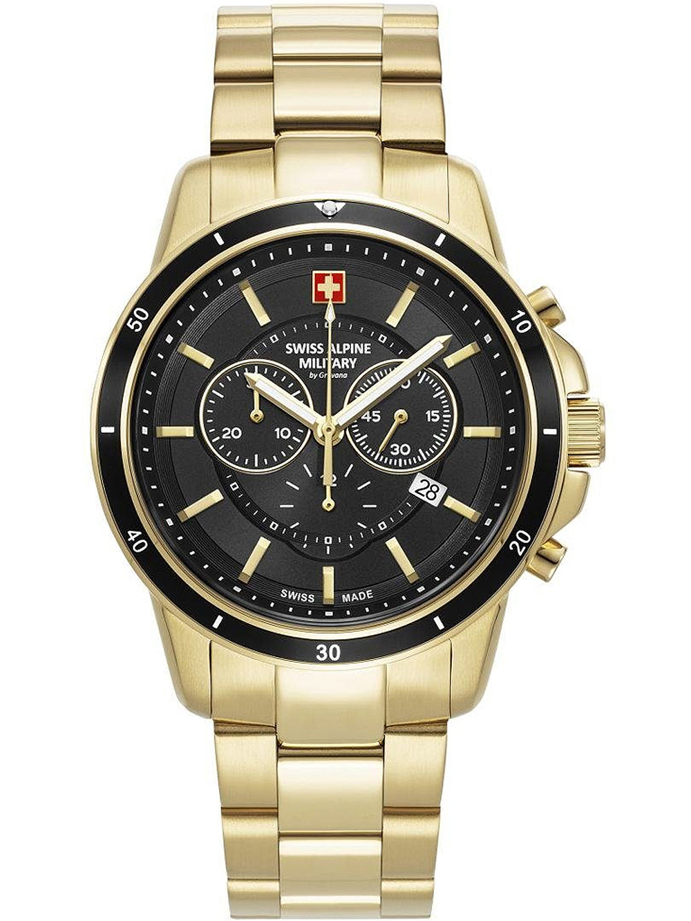 Swiss Alpine Military 7089.9117 Chronograph vyriškas laikrodis 44mm 10ATM
