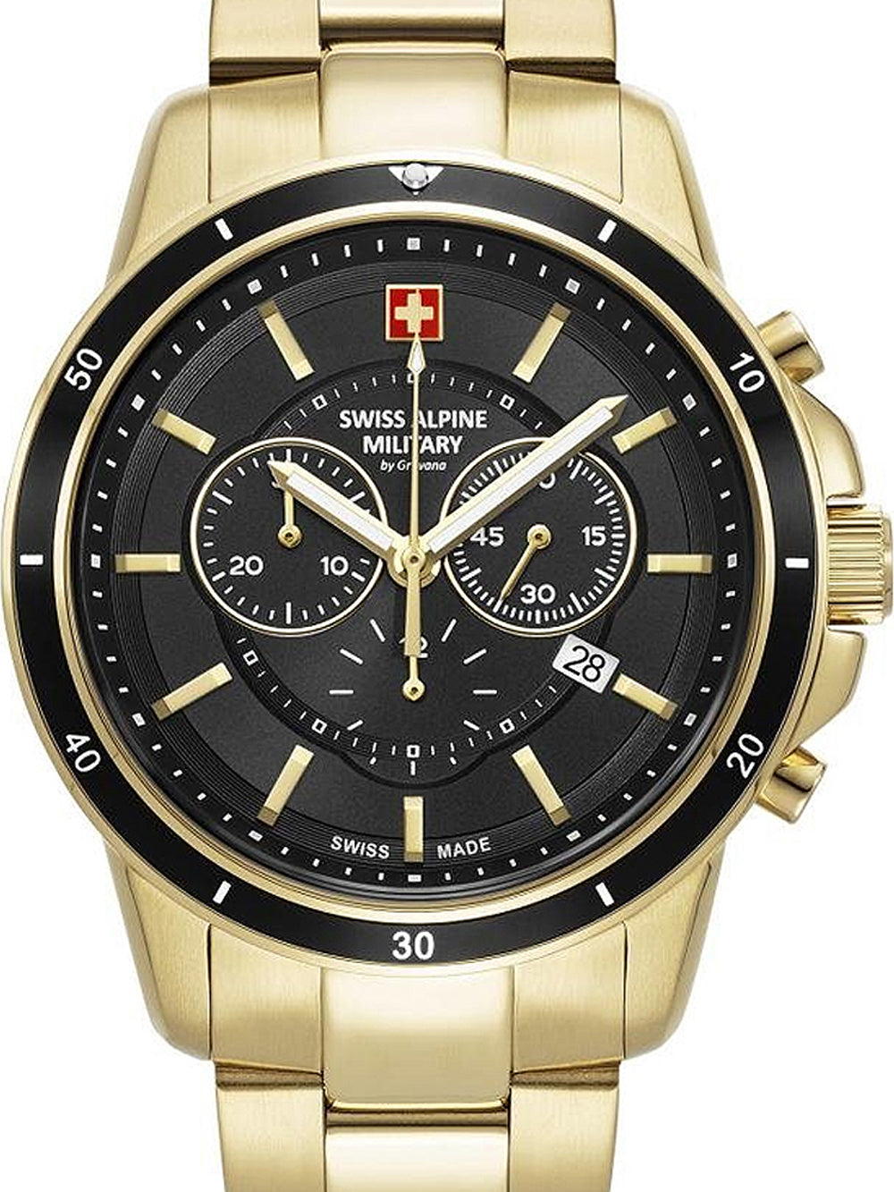 Swiss Alpine Military 7089.9117 Chronograph vyriškas laikrodis 44mm 10ATM