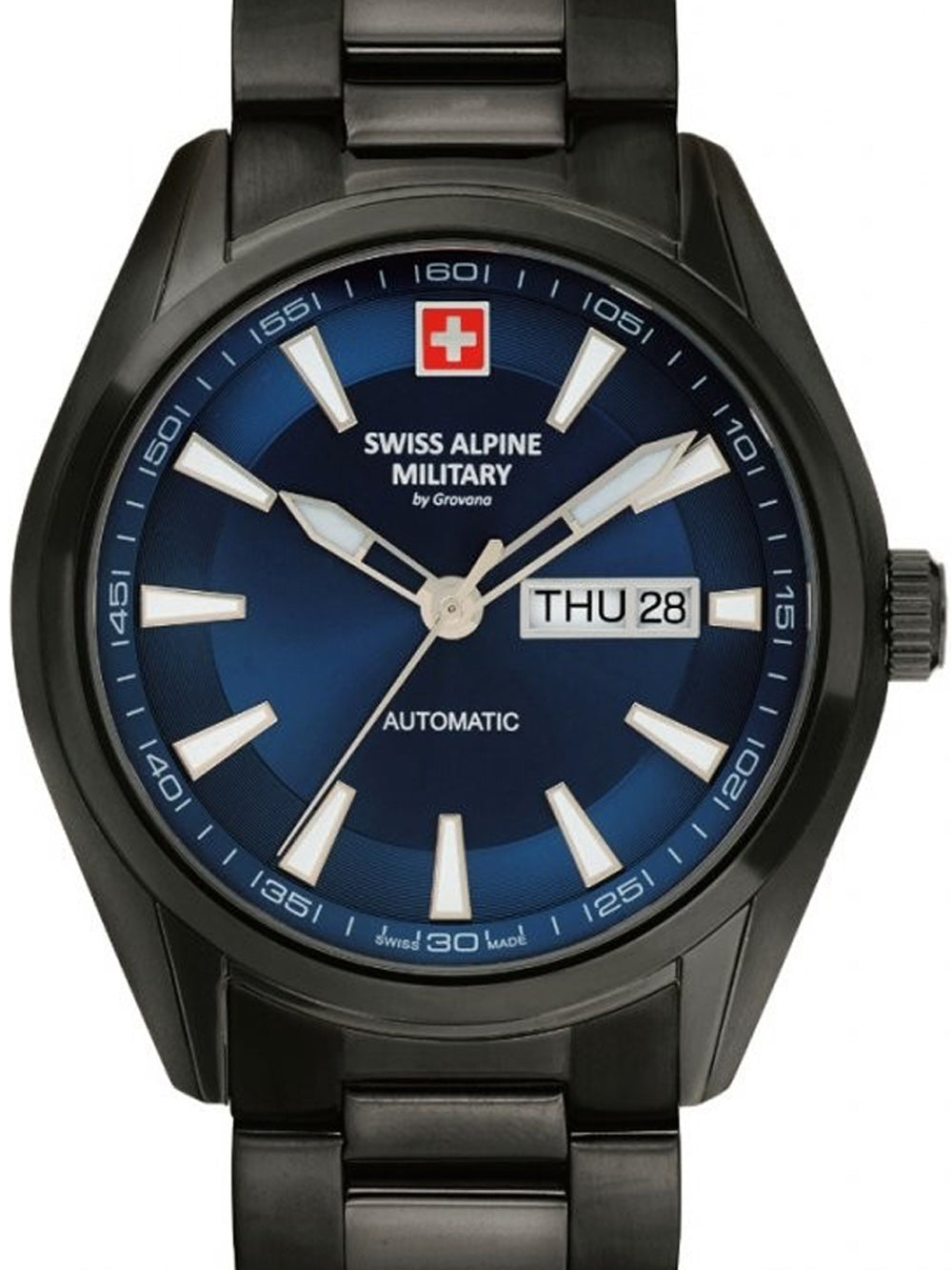 Swiss Alpine Military 7090.2175 automatic vyriškas laikrodis 43mm 10ATM