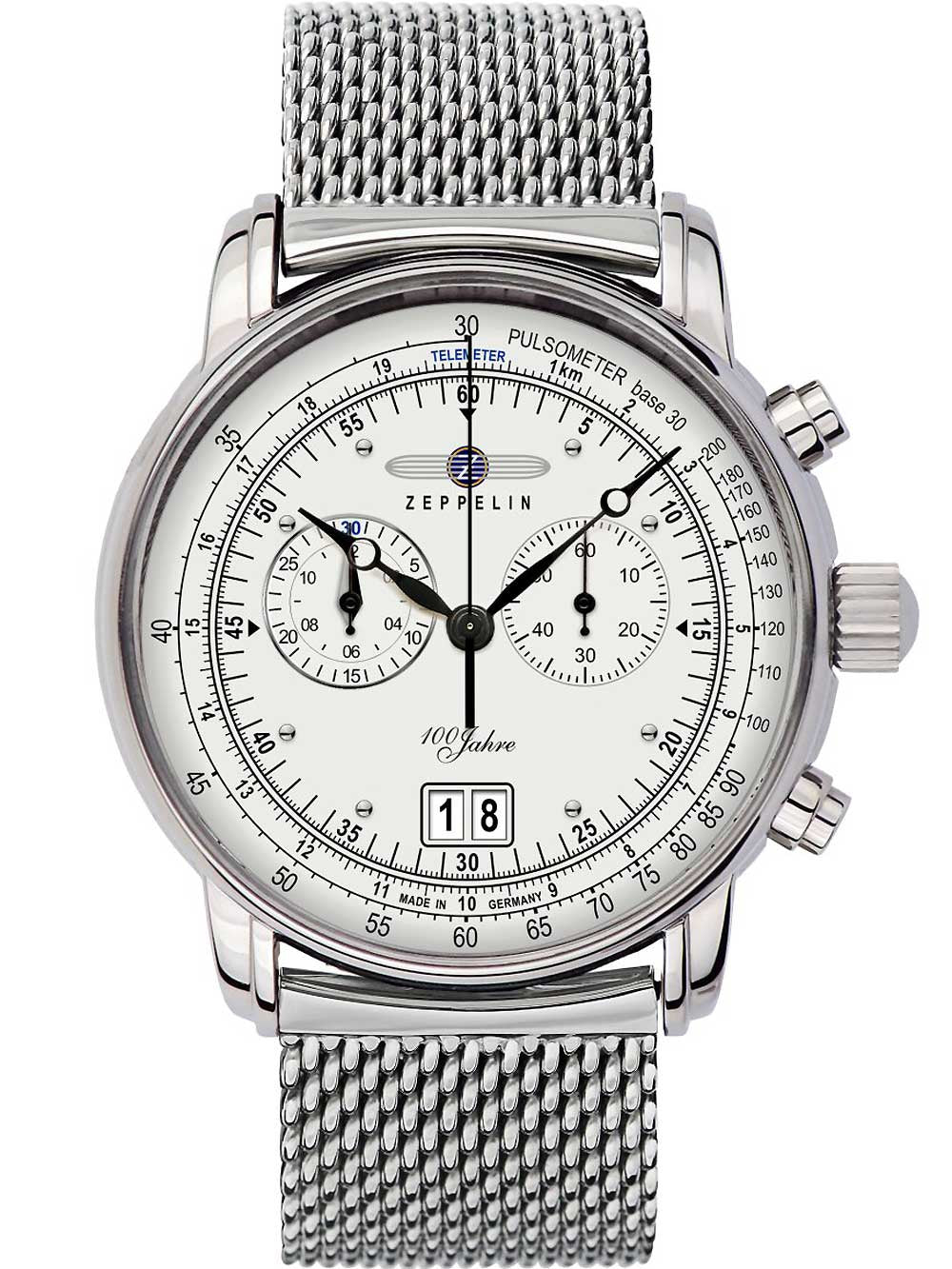 Zeppelin 7690M-1 big-date chrono 100 years 43mm 5ATM