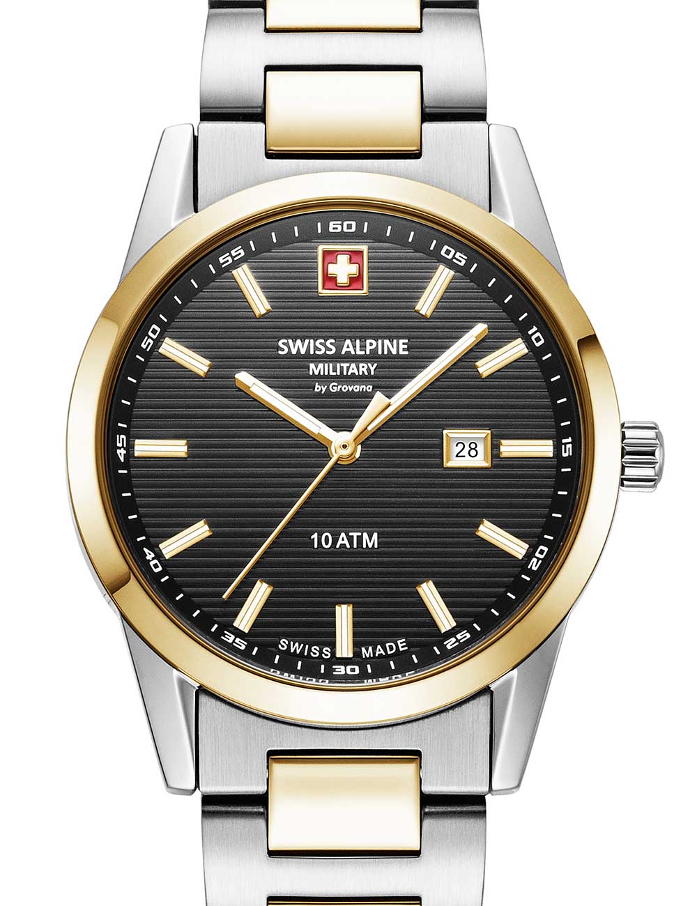 Swiss Alpine Military 7767.1147 moteriškas laikrodis Argos two tone black 34mm 10ATM