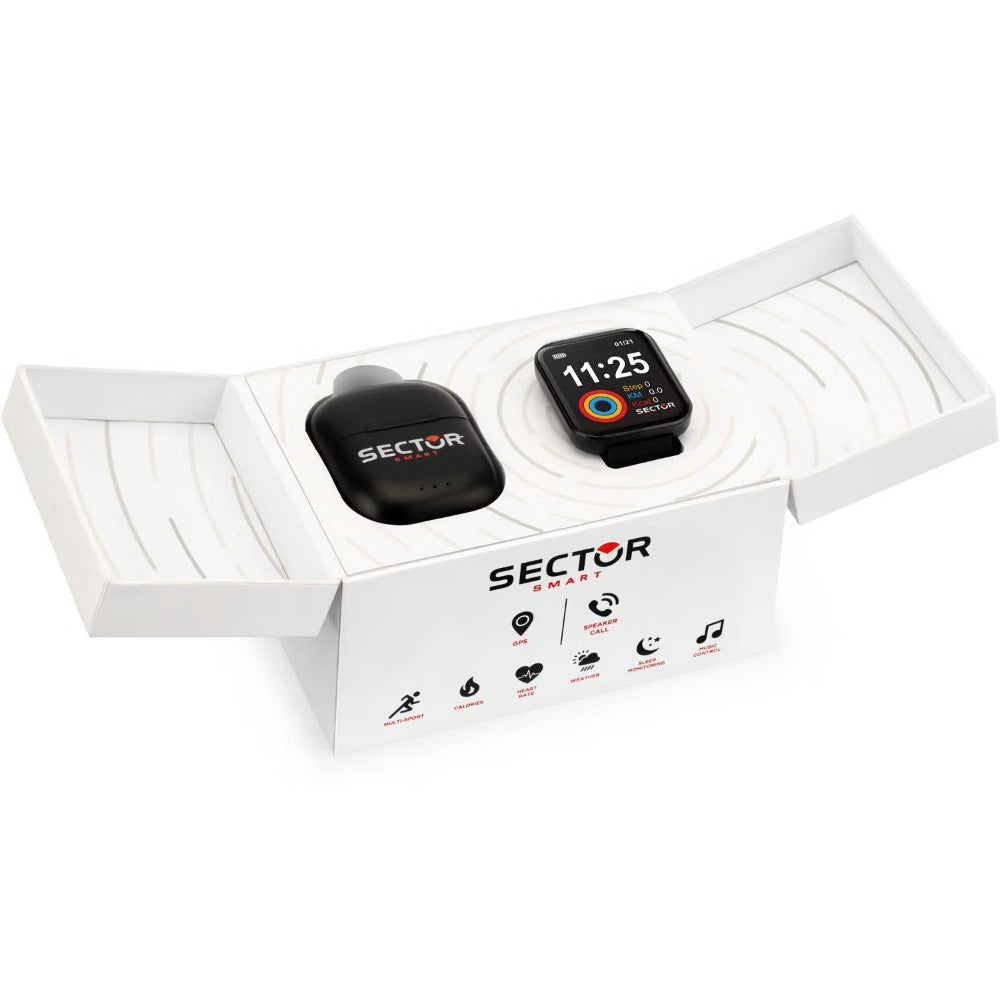 Sector R3251282008 S-03 Unisex laikrodis Smartlaikrodis Set 38mm