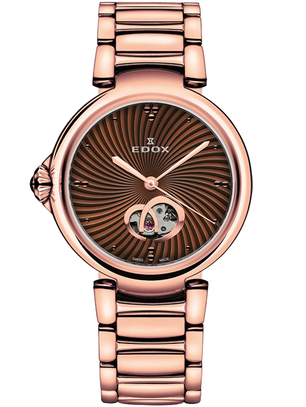 Edox 85025-37RM-BRIR LaPassion Automatic moteriškas laikrodis 33mm 5ATM
