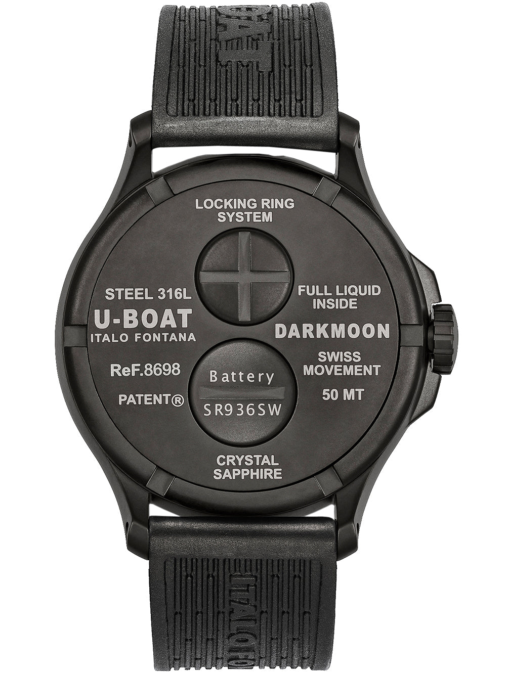 U-Boat 8698/B Darkmoon Green IPB Soleil 44mm 5ATM