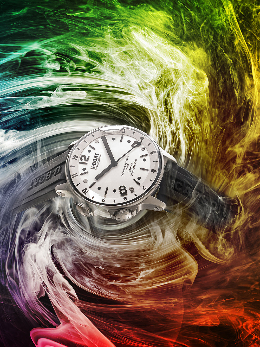U-Boat 8888/A Capsoil Doppiotempo SS GMT 45mm 10ATM