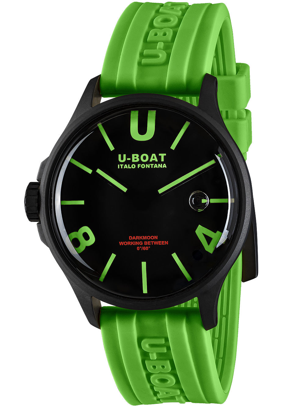 U-Boat 9534/A Darkmoon Green IPB vyriškas laikrodis 44mm 5ATM