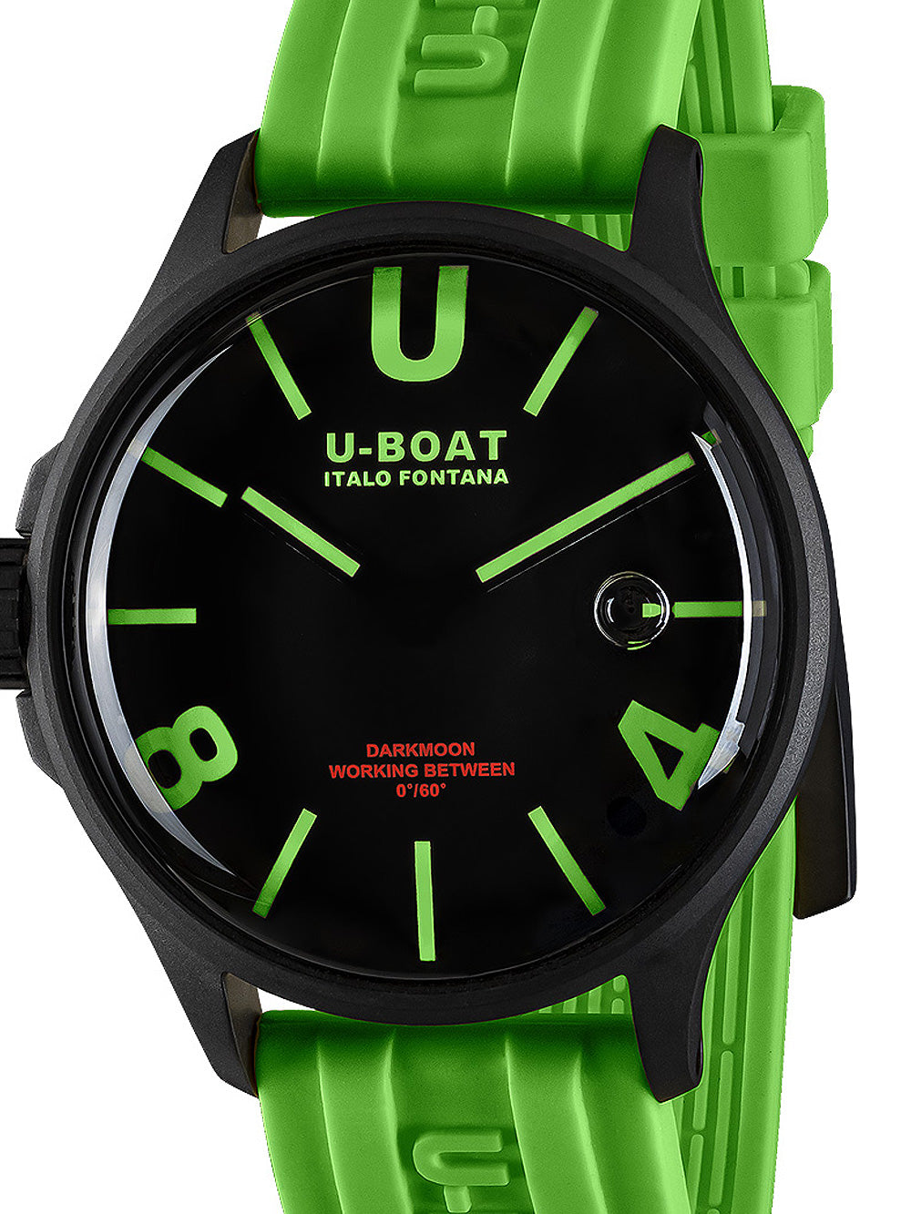 U-Boat 9534/A Darkmoon Green IPB vyriškas laikrodis 44mm 5ATM