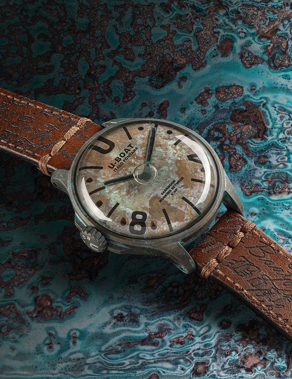 U-Boat 9600 vyriškas laikrodis Darkmoon Unico 45mm 50M