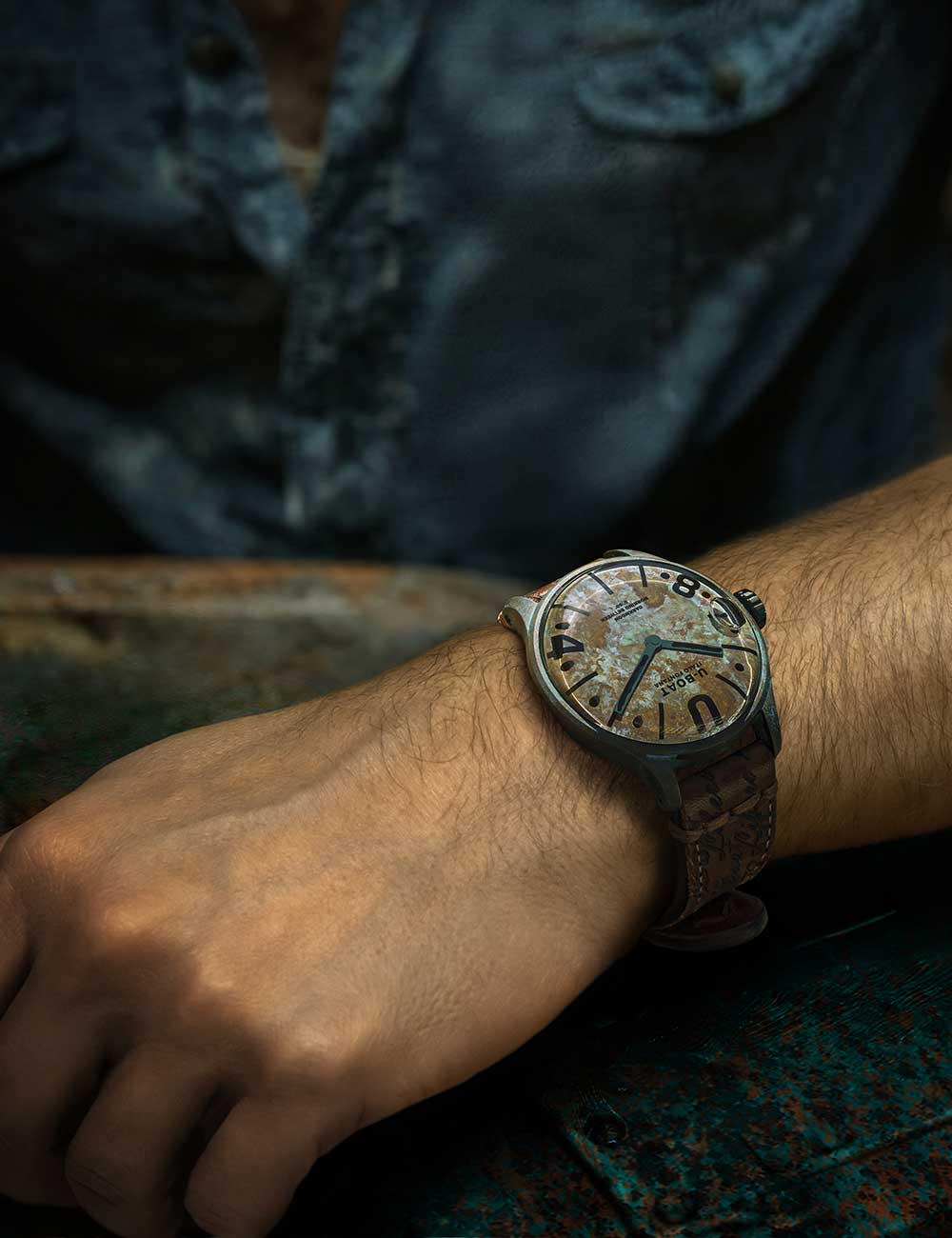 U-Boat 9600 vyriškas laikrodis Darkmoon Unico 45mm 50M
