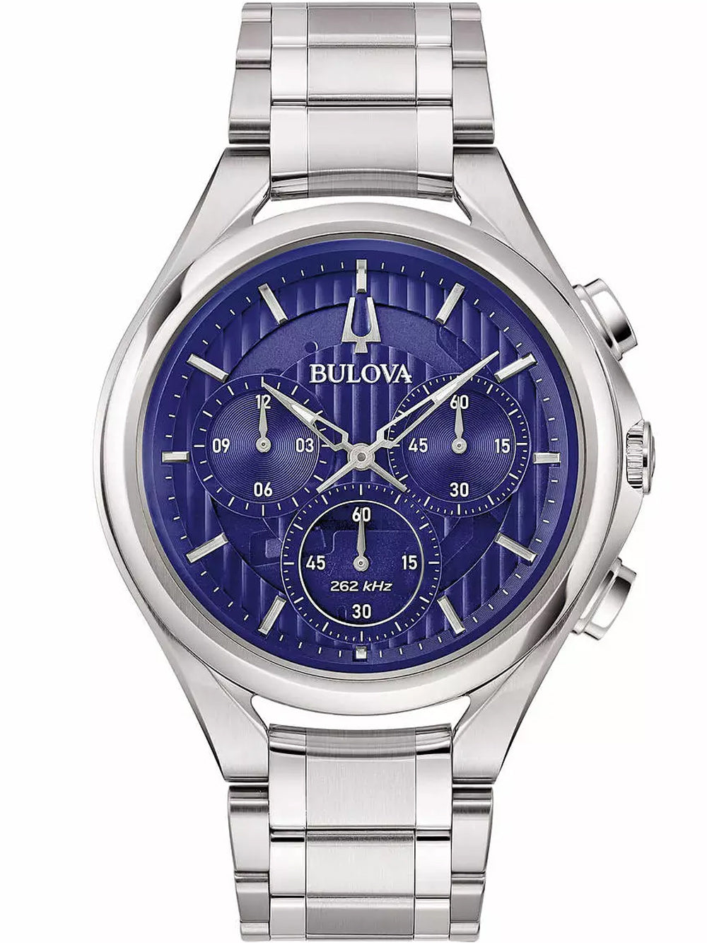 Bulova 96A302 Curv vyriškas laikrodis Chronograph 45mm 3ATM