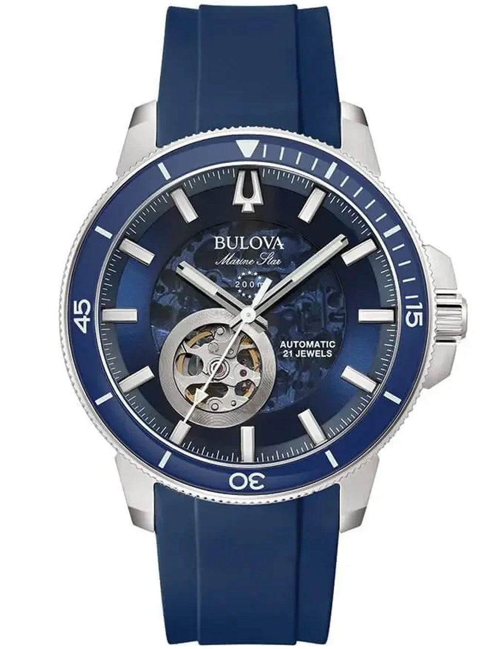 Bulova 96A303 Marine Star vyriškas laikrodis Automatic 45mm 20ATM