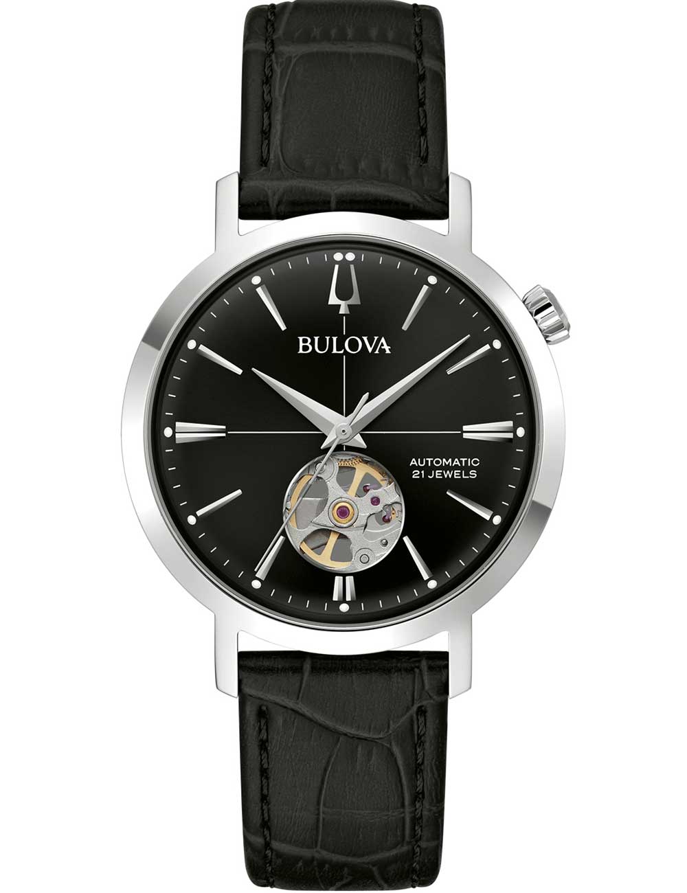 Bulova 96A317 vyriškas laikrodis Aerojet Automatic 38mm 3ATM