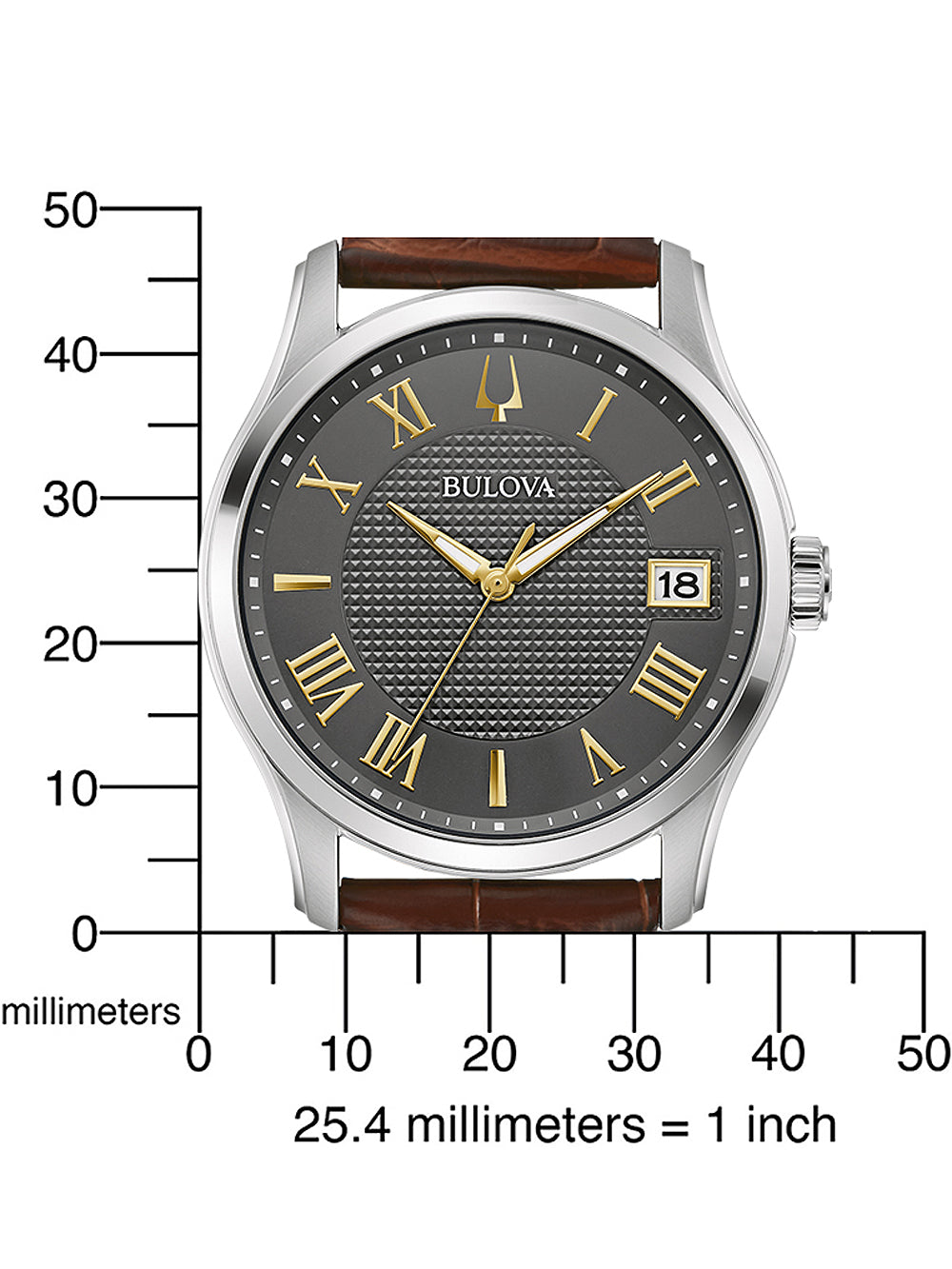 Bulova 96B389 Wilton vyriškas laikrodis 41mm 3ATM