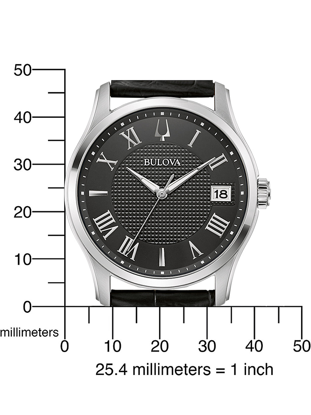 Bulova 96B390 Wilton vyriškas laikrodis 41mm 3ATM