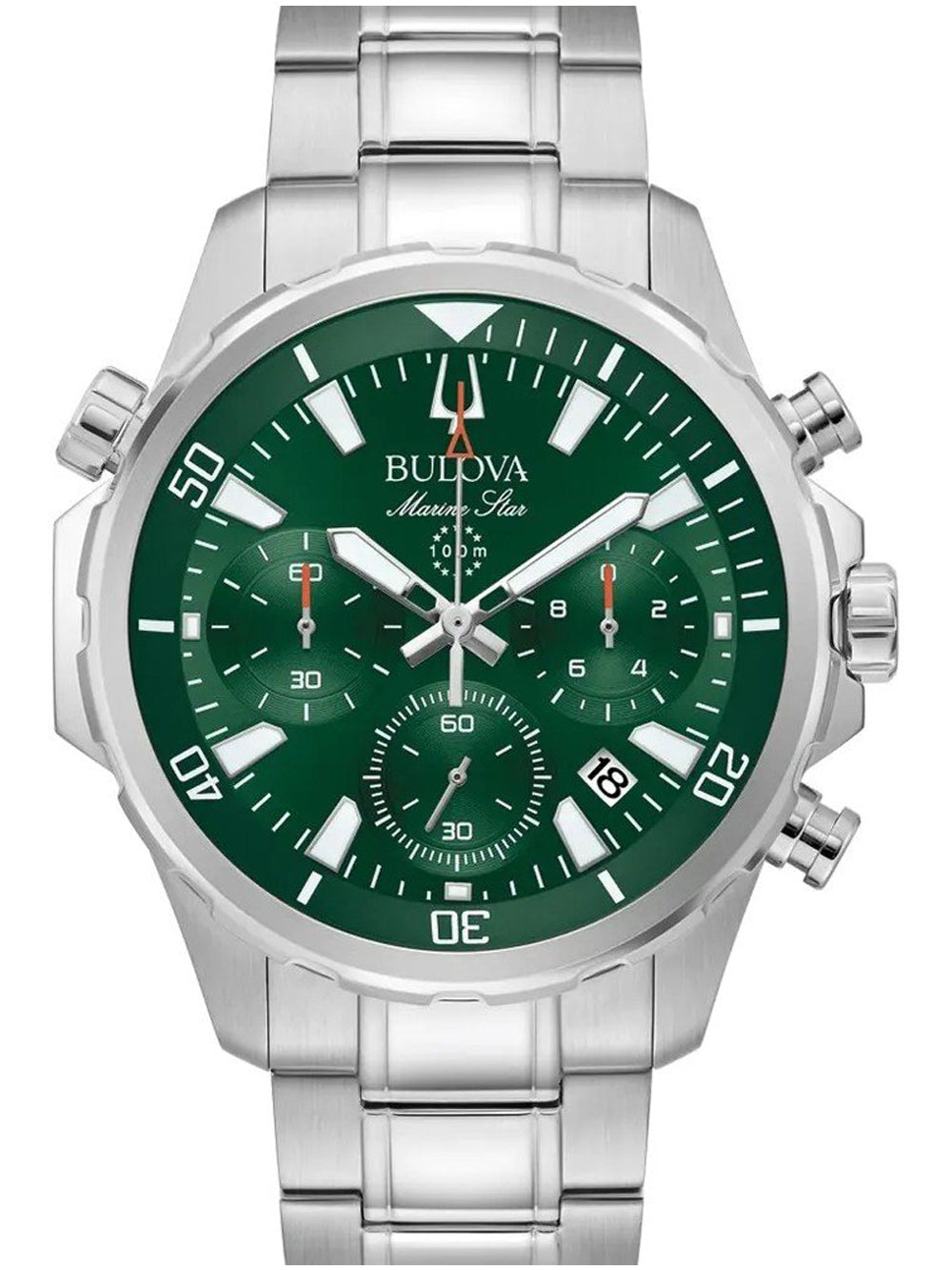Bulova 96B396 Marine Star vyriškas laikrodis Chronograph 47mm 10ATM