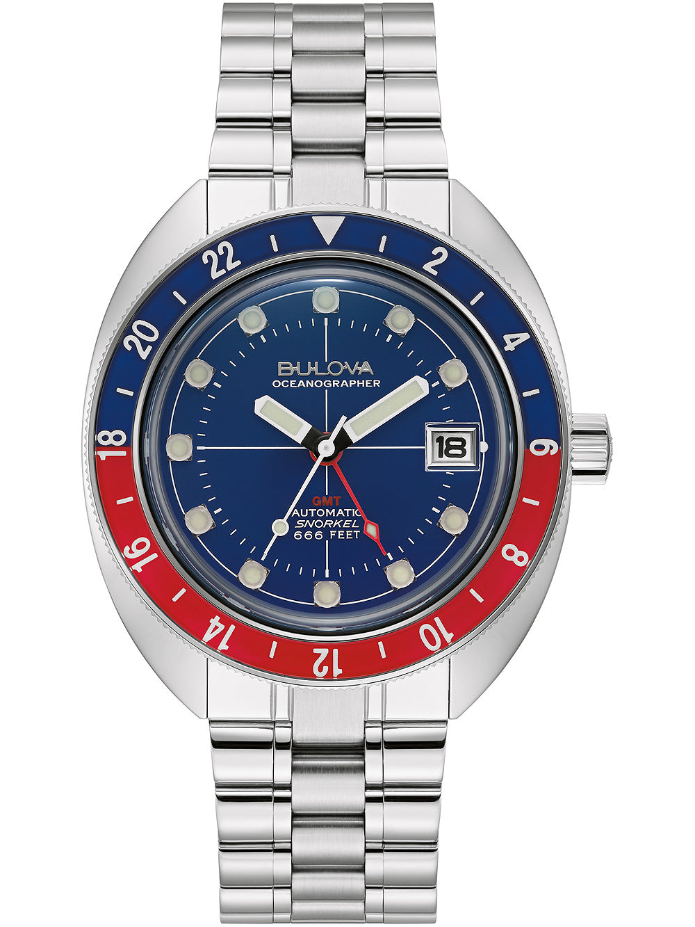 Bulova 96B405 Oceanographer Automatic vyriškas laikrodis 41mm 20ATM