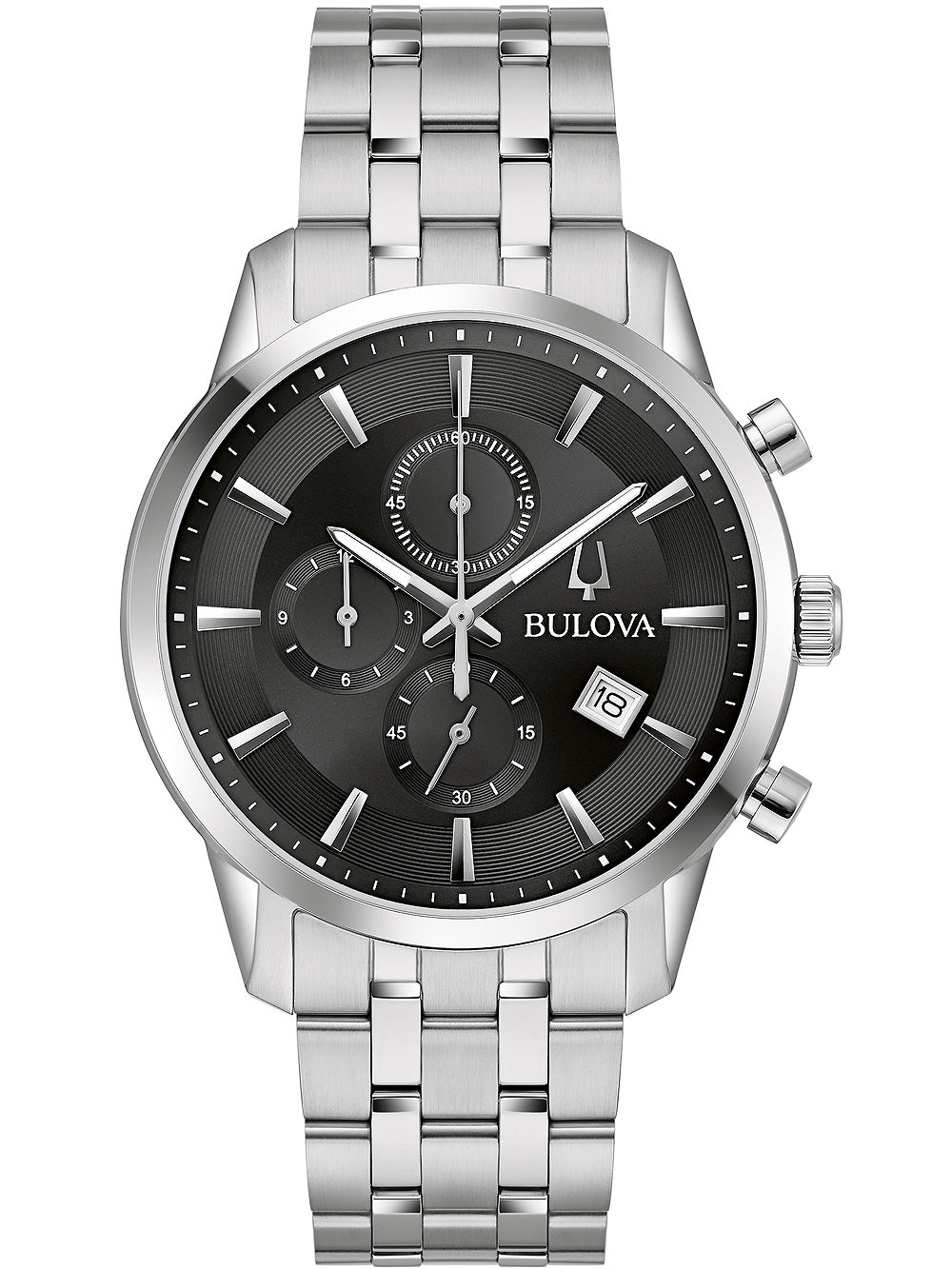 Bulova 96B412 Sutton Chronograph vyriškas laikrodis 41mm 3ATM