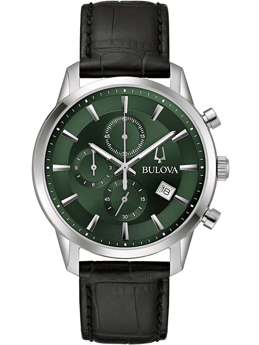 Bulova 96B413 Sutton Chronograph vyriškas laikrodis 41mm 3ATM